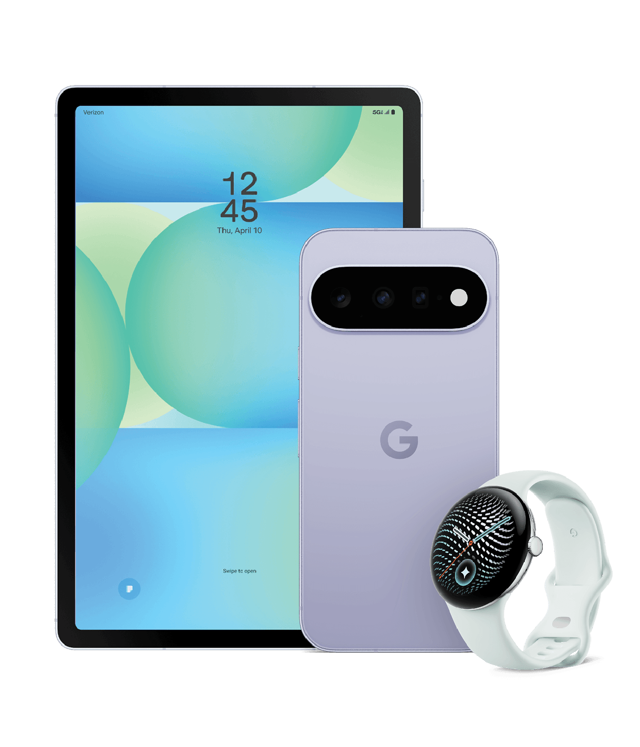 Pixel watch 5 Galaxy tab 10 FE and Google Pixel 11